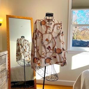 Privilege white blouse size L/XL